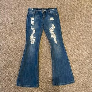 H & G boot cut jeans
